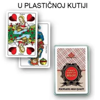 KARTE BELOT PLASTIČNI BOX 1*10
