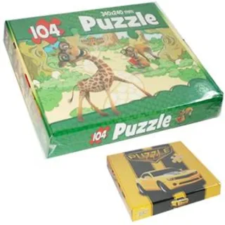PUZZLE 104 MIX ŽIV,/AUTI