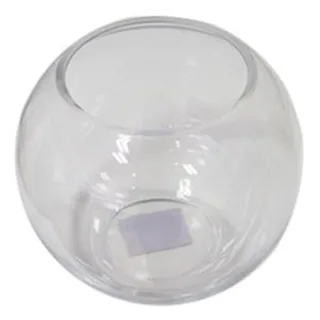 STAKLENA VAZA KUGLA 25*19CM