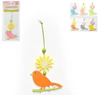 VISEĆI UKRAS PTICA DRVO DIM :10*31CM
