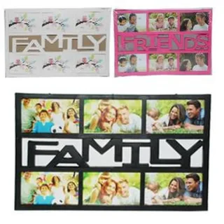 FOTO OKVIR FRIENDS/FAMILY ZA 6 SLI DIM:32,5*48,5CM