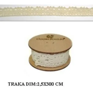 UKRASNA KOLUT TRAKA 2,5CM BEŽ