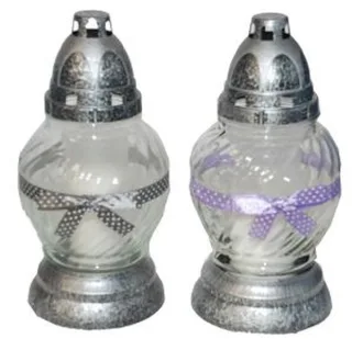LAMPION STAKLENI 23 CM SA TRAKOM LA 73