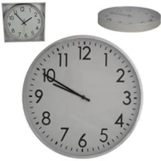 ZIDNI SAT SILVER 30 CM