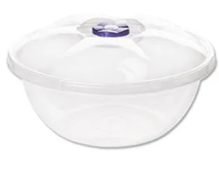 PVC POSUDA 7,5 L SA POKLOPCEM, PROZIRNA