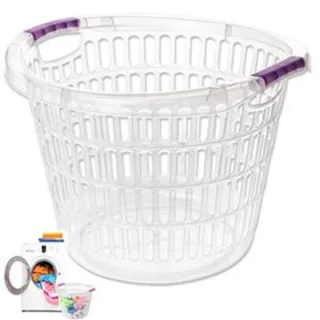 PVC KOŠARA 40 L, PROZIRNA,DIM:46X30CM