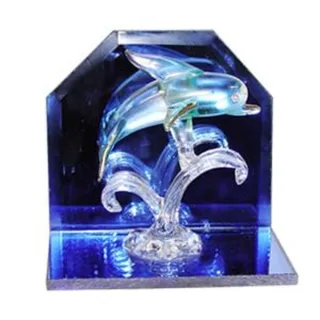 FY76386-1 STAKLENI DELFIN
