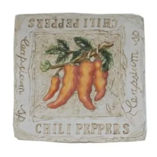 406142 SLIKA CHILI PEPPERS;DIM:12X12CM