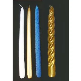 SPIRAL VELIKI METALIK 24CM 1/1 SVIJEĆA SPIRALNA 1*20 / SVIJEĆA KONUS 1*25 METALIZIRANA VELIKA