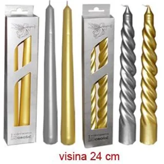 SET SVIJEĆA 2/1 METALIZIRANE