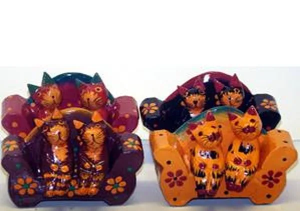 C12 Holzdeko Katze 2/1