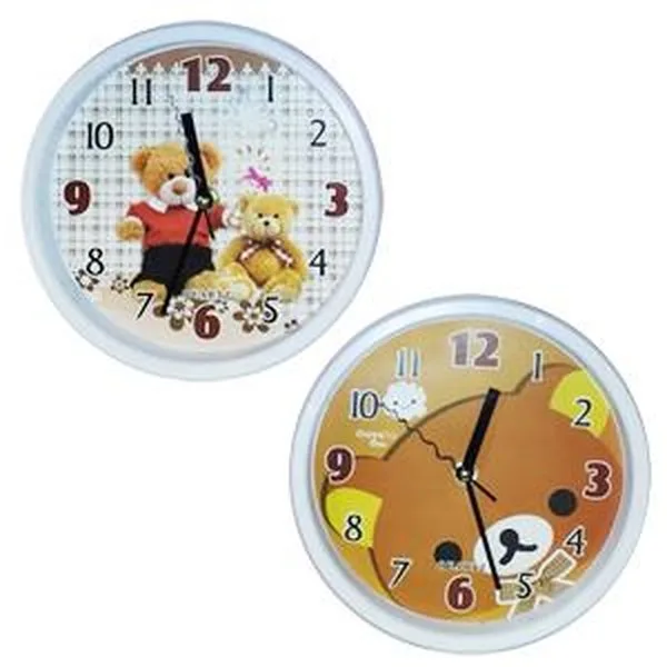 Kids' Wall Clock 20cm Teddy Bear
