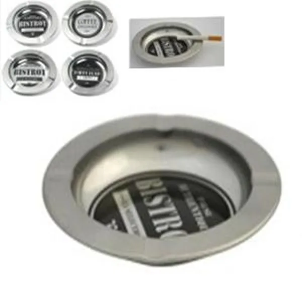 Metal Ashtray, Round, Printed