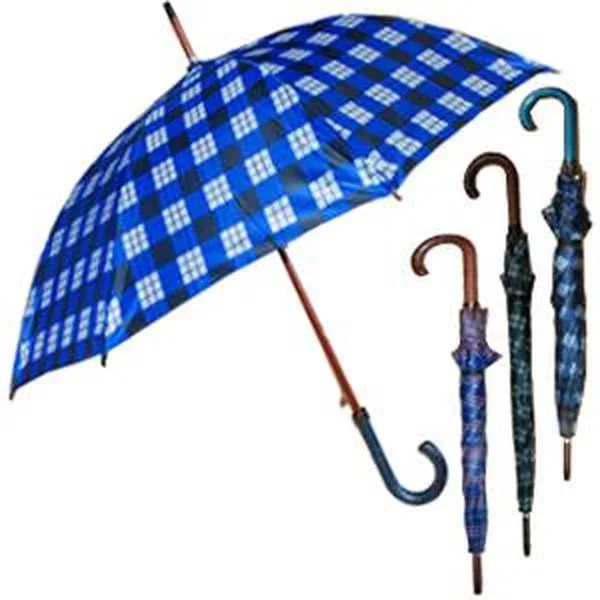 KIŠOBRAN KARIRANI S DRŠKOM,PROMJER 97 cm