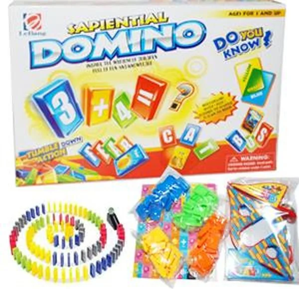 286. BT960821 Domino Umwerfen