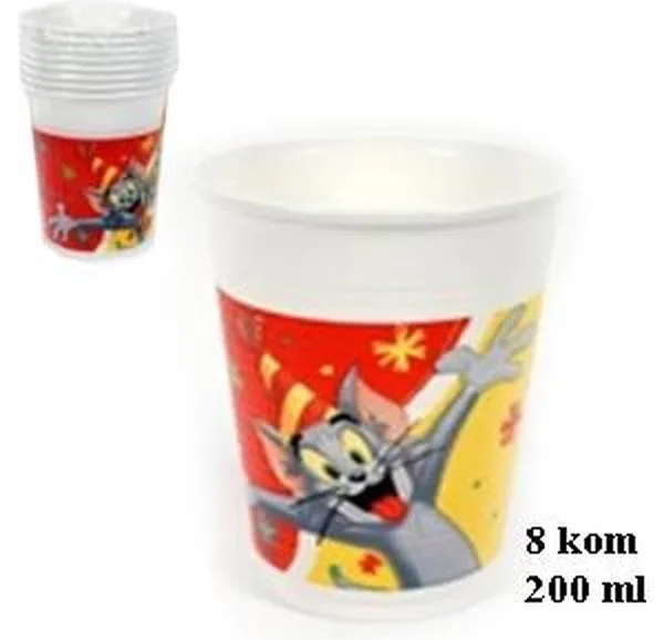 ROĐENDANSKE ČAŠE 8/1 200ML TOM&JERRY