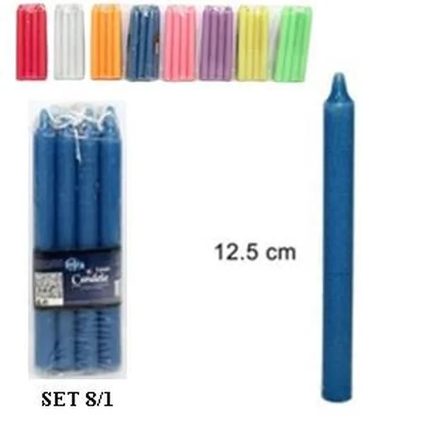 SVIJEĆA 12,5 CM , PAK. SET 8 KOM