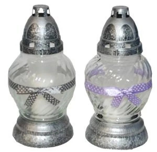 LAMPION STAKLENI 23 CM SA TRAKOM LA 73
