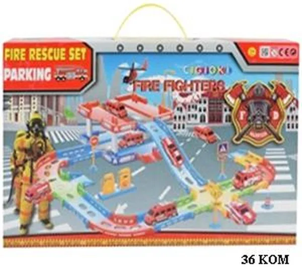 Rennbahn für Feuerwehrfahrzeuge