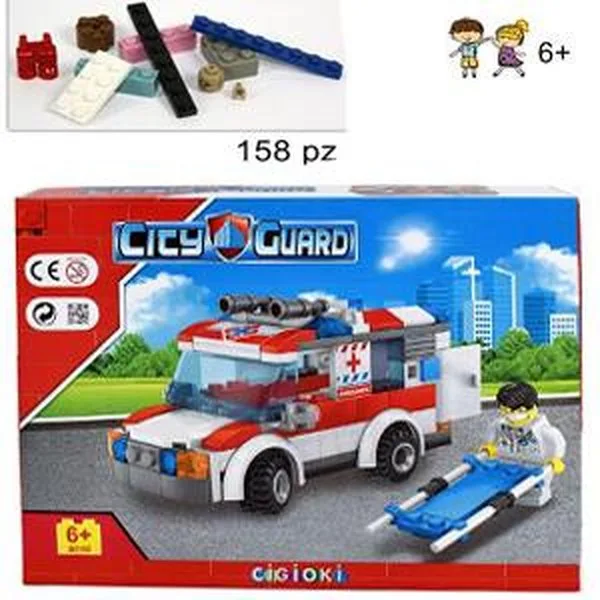 KOCKE ZA SLAGANJE U KUTIJI "HITNA POMOĆ"