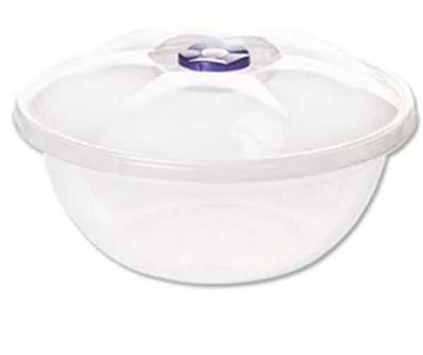 PVC POSUDA 7,5 L SA POKLOPCEM, PROZIRNA