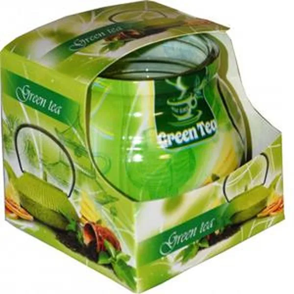 898 Kerze im Glas Grüner Tee 85 g