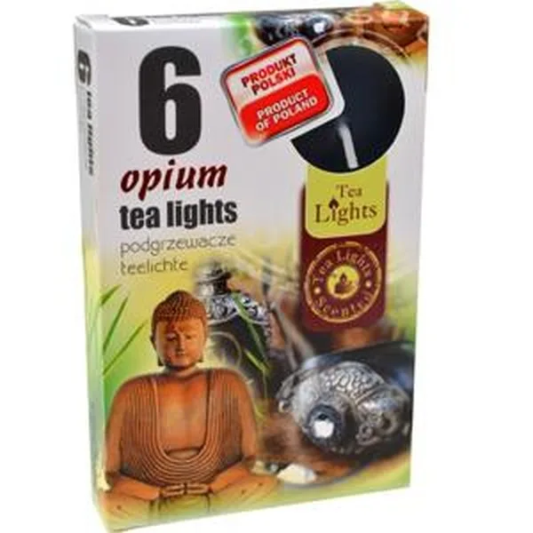 297 Scented Tea Lights Opium 6/1