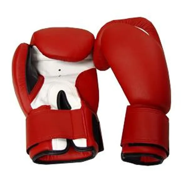 Boxhandschuhe Leder rot BC: 3850001012529 Boxhandschuhe aus Leder rot, Klettverschluss, 12 OZ