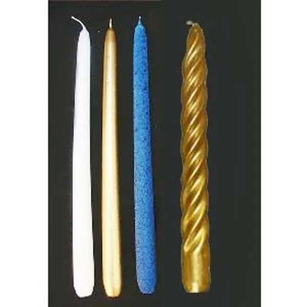 SPIRAL VELIKI METALIK 24CM 1/1 SVIJEĆA SPIRALNA 1*20 / SVIJEĆA KONUS 1*25 METALIZIRANA VELIKA